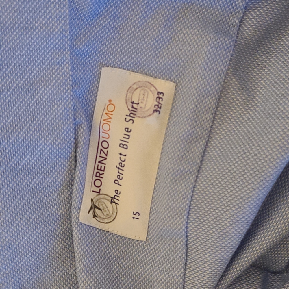 Lorenzo Blue Shirt (15, 32/33)